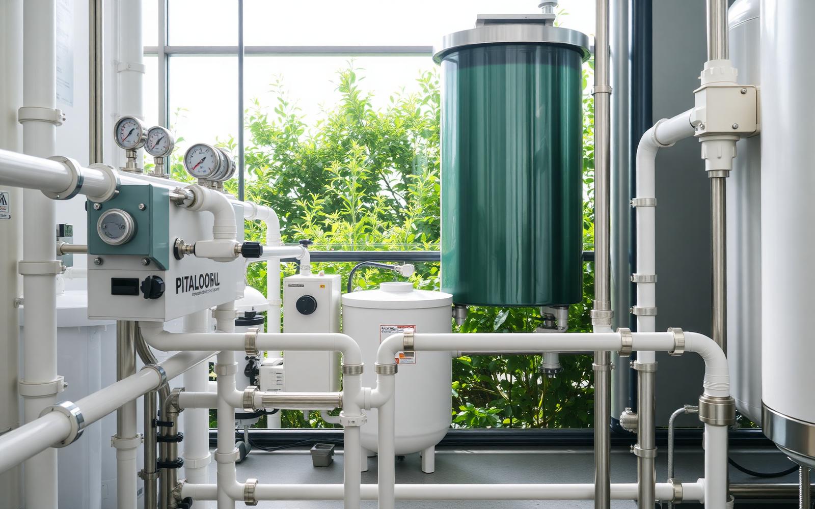 Water treatment and utility systems serving the plant